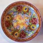SKYROS Hand-Painted Pomegranate Plate