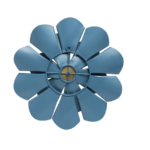 Metal Wall Flower