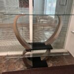 Coffee Table Shown under the Sofa Table