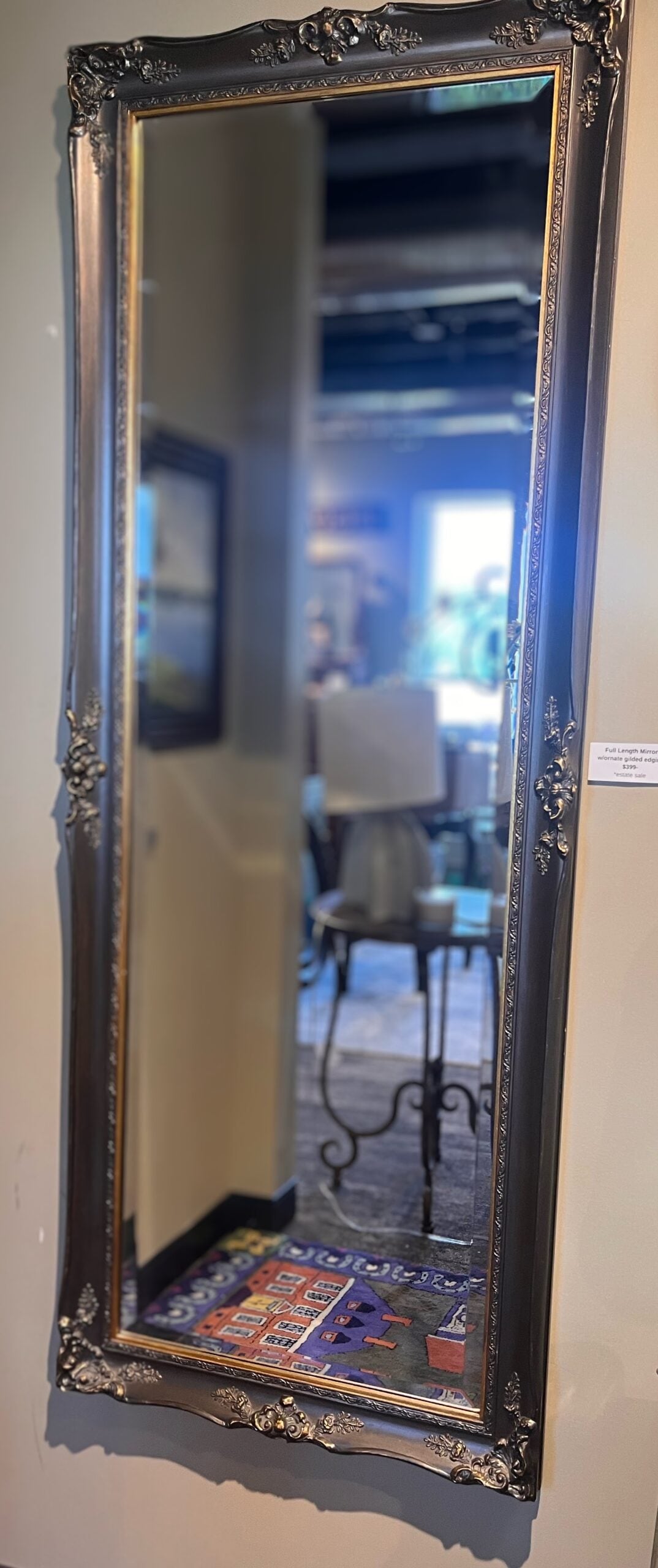 Ornate Full-Length Mirror