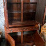 Jacobean Styled China Cabinet c.1930’s Mahogany