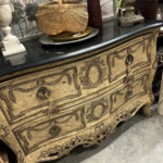 Baroque Inspired Bombay Chest w/Faux Marble Top
