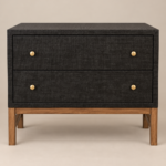 Contemporary Dresser & 2 Matching Nightstands-Purchased from Purpose Interior Design Dakota Dunes, SD in 2024.